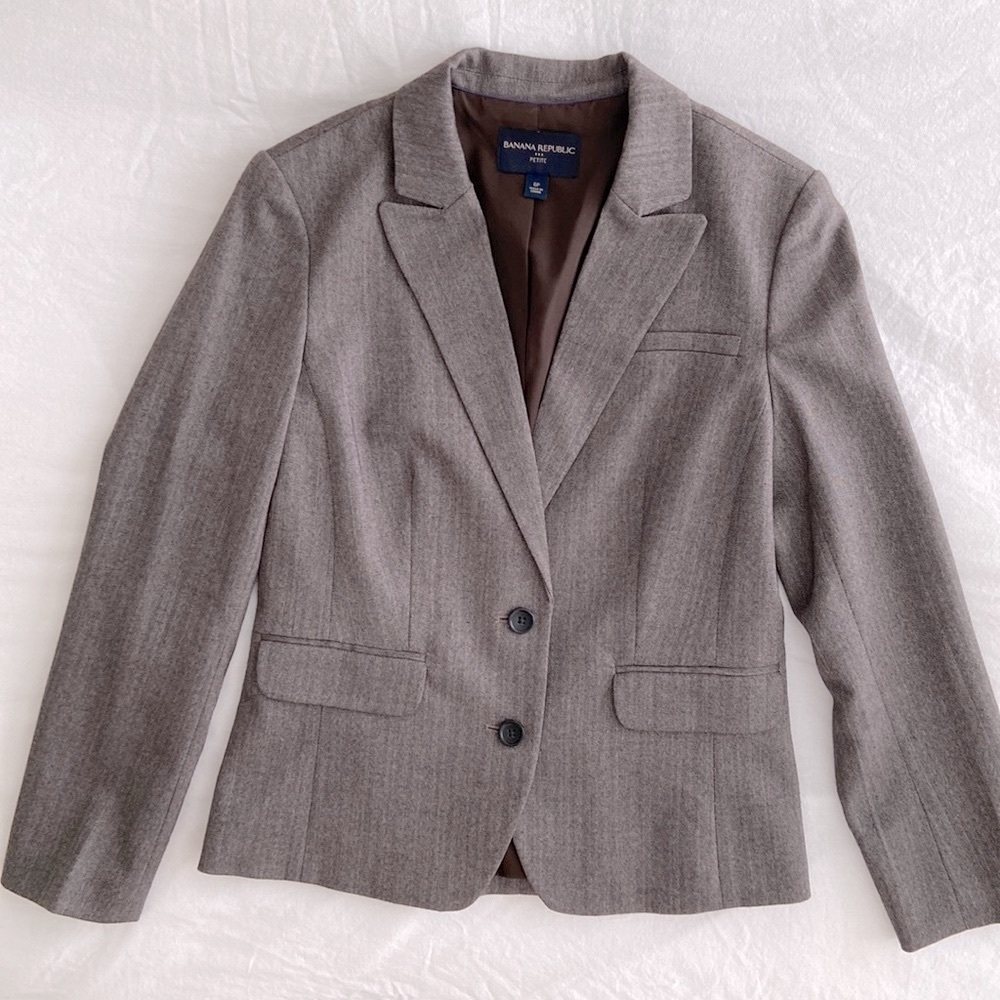 Banana Republic Petite Suit Blazer